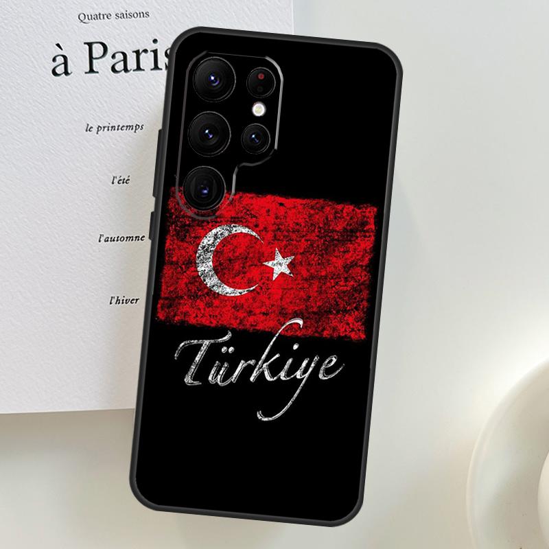 Чехол Турецкий Флаг Турции для Samsung Galaxy S26 Ultra S25 S24 S22 S21 S23 Ultra Plus S10 S20 S25 FE Чехол для Телефона