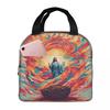 Resurrected Jesus Jesus Biblical References Insulated Lunch Bag for Women Office Cooler Thermal Food Box Tote Lunch Boxes