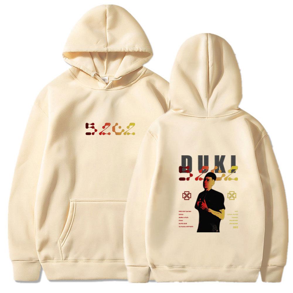 Rapper Duki 5202 MIXTAPE Album Hoodies Men's Women Clothing Fashion Hip Hop Hooded Sweatshirts Vintage Streetwear Winter Hoody