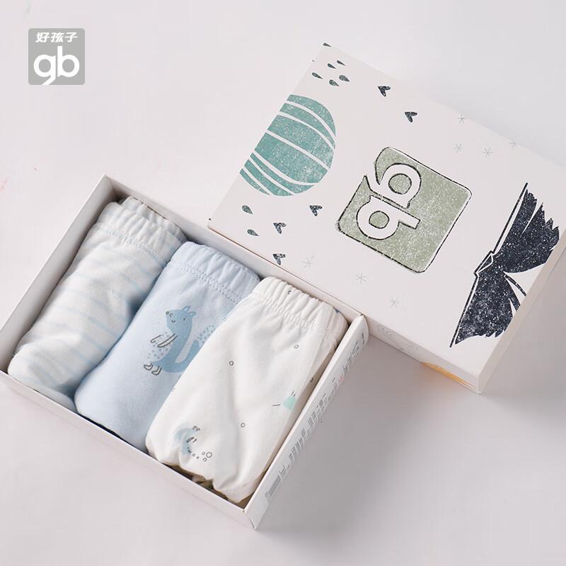 Мальчиковые антибактериальные трусы Goodbaby из 100% хлопка (3-Pack)