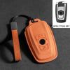 Car Key Case Cover Shell for BMW X1 X3 X5 X6 Series 1 2 5 7 8 F15 F16 E53 E70 E39 F10 F30 G30 G20 G11 G01 G02 G05 Suede Keychain