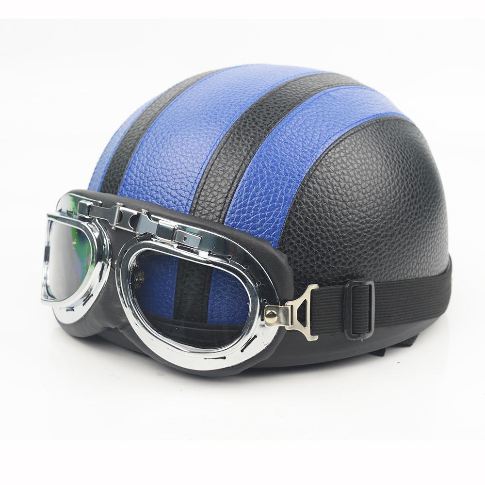 Для Harley, шлемы для взрослых, мотоциклетный ретро-полукруизный шлем, мотоциклетный шлем для скутера, всесезонный винтажный немецкий мотоциклетный шлем