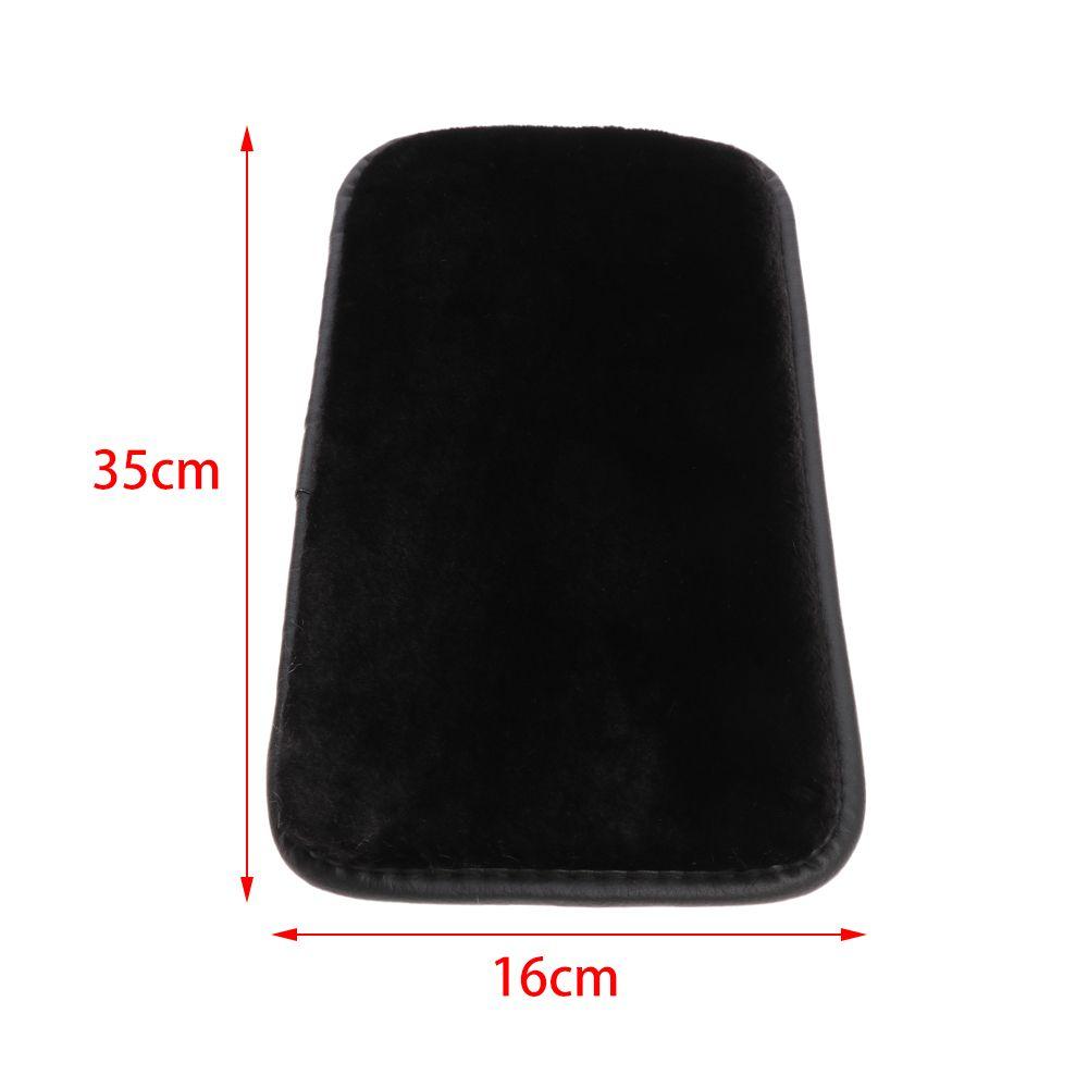 Interior Accessories Seat Supports Leather Cushion Case Car SUV Armrest Cover Arm Rest Pad Console Box Mat