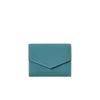 Маленький кошелек Кошелек из кожи Bottarato Лучшая кожа Минималистичный Тонкий Натуральная кожа Подарок [BONAVENTURA] (Усадочная кожа) [Циан] Европейский BWAT7-BC
