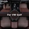 TITIPLER изготовленные на заказ автомобильные коврики для VW Golf 5 6 7 8 Foot Coche аксессуары авто