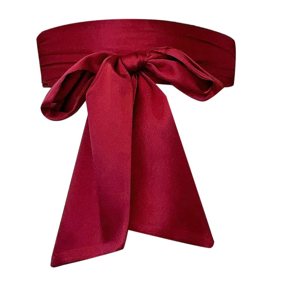 Декоративный бант корсет пояс широкий шнуровка ремень для юбок платья топа одежды