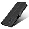 Чехол-бумажник для Doogee N40 Pro с подставкой и слотами для карт – Ударопрочный, пылезащитный, бизнес-уровня, с откидной крышкой, кожаный, с алмазным покрытием