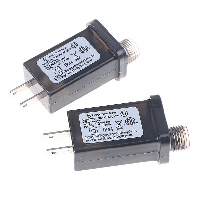 EU US UK Штекер AC 220V 110V на 31Vdc 6W 24V 5V Преобразователь Штекер Блок Питания IP44 8 Режимов Светодиодная Лампа Драйвер Переключатель Адаптер