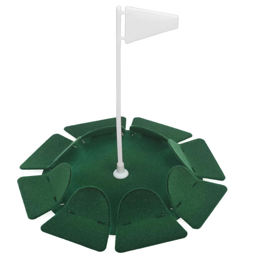Golfing Putting Practice Cup All-Direction Golfing Practice Hole Indoor Outdoor Golfing Putting Cup with Magnetic Flag