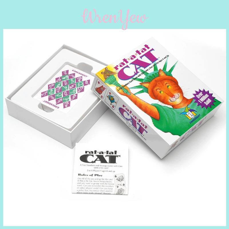 Карточная игра "Кот-стук-стук" для семейного веселья, игровые реквизиты, игрушка