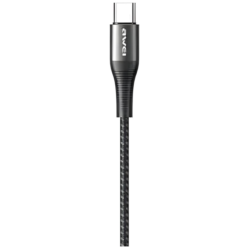 Adapter USB-C do Jack 3.5 AWEI Czarny