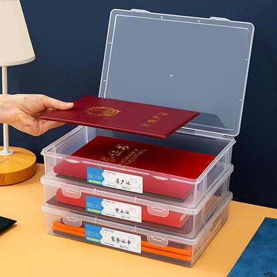 S/M/L прозрачная классификационная коробка для файлов A4, портативная папка, пластиковая коробка для хранения, портативная, 2024, для офиса, школы, учителя, студента