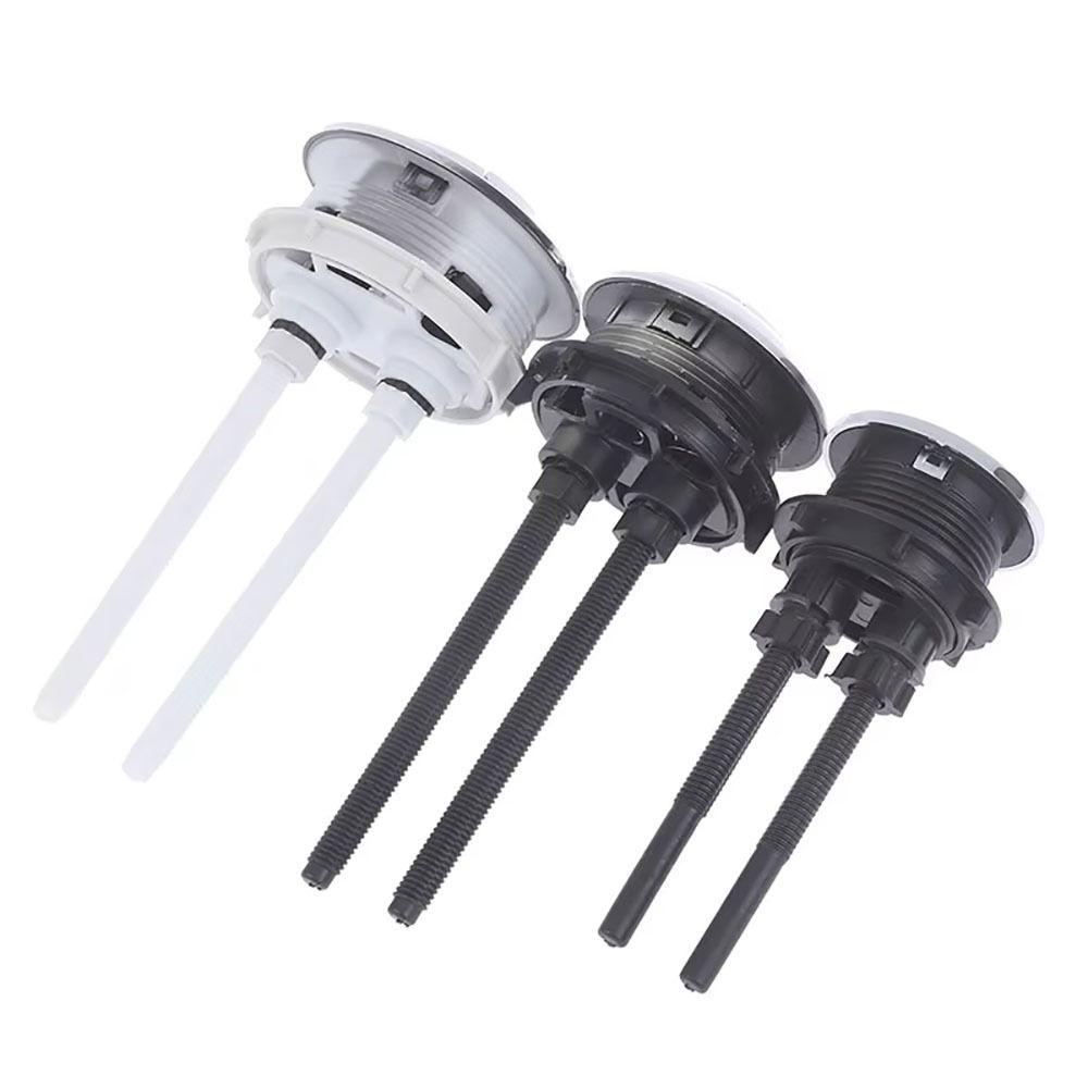 1Pcs Plastic Toilet Push Buttons Round/Square Shape Dual Flush Button Bathroom Accessories