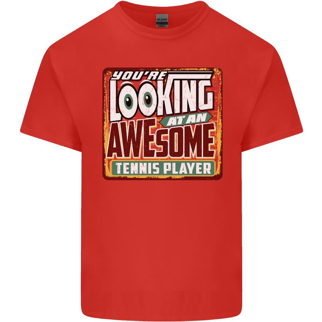 An Awesome Tennis Player Unisexs Light Cotton TShirt