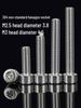 304 Stainless Steel Small Head Hex Socket Screw M2.5-M5