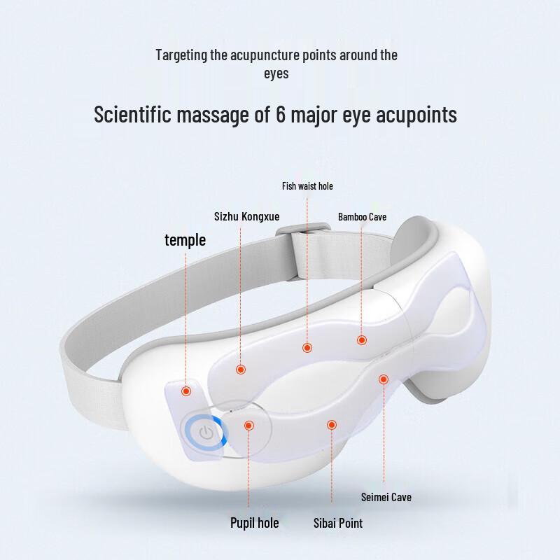 Rechargeable Acupoint Eye Massager with Hot Compress