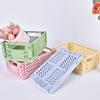 Милый мини-складной настольный органайзер, настольная корзина для хранения, аксессуары для офисных канцелярских принадлежностей