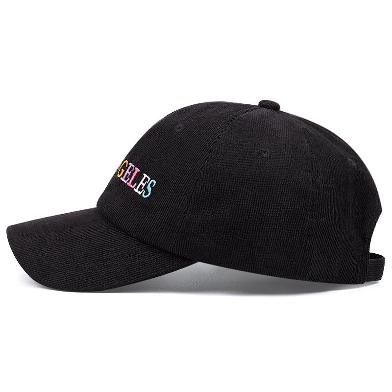 Fashion Hat New Hat Embroidery Korean Version Alphabet Cap Men's Curved Shade Baseball Versatile Tide