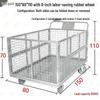 Conglang Heavy-Duty Collapsible Mesh Utility Cart