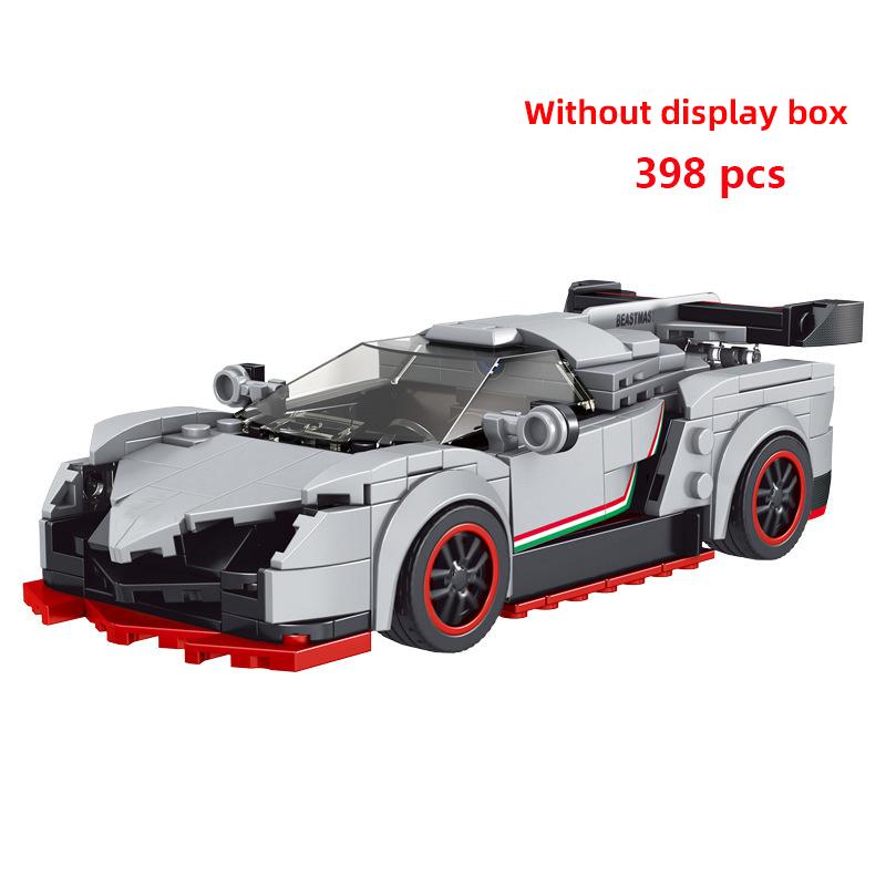 Технический Moc Car City Speed Champion Спортивный гоночный автомобиль Строительные блоки Кирпич Обучающие конструкторы Игрушки