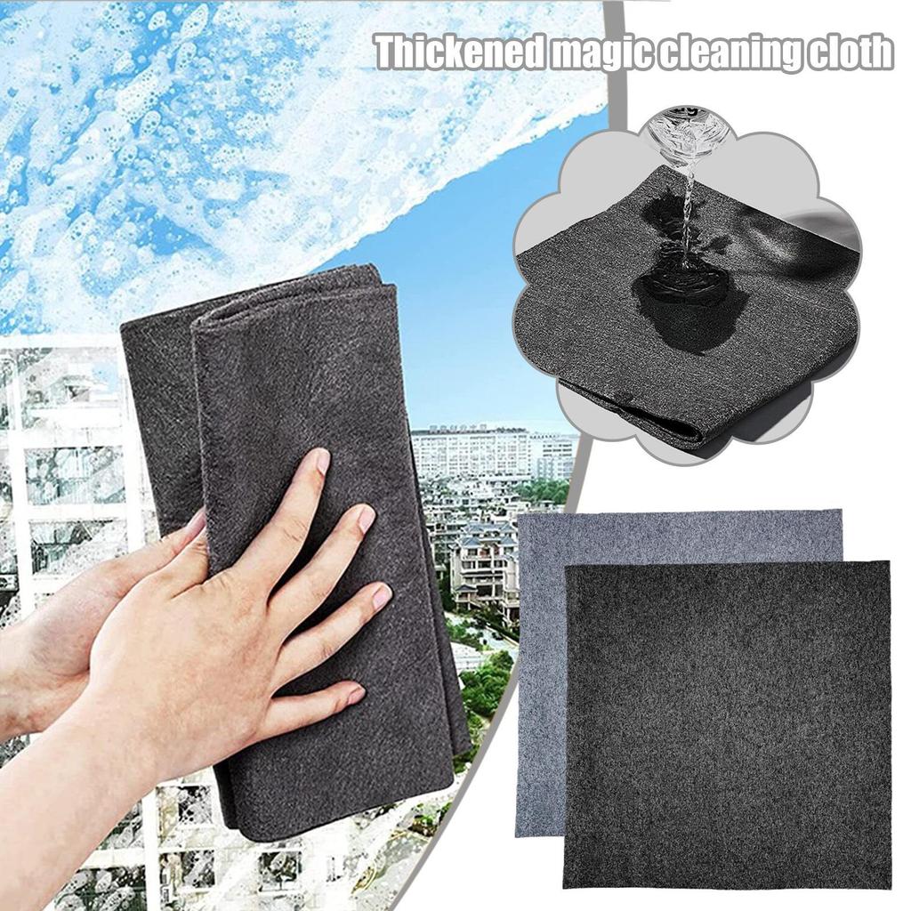 Thickened Magic Cleaning Cloth Reusable Glass Window Cleaner Window Glass Cleaning Cloth Household Cleaning Rags Tool