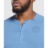 Gymshark Legacy Henley Classic Blue A5a3c Udbr
