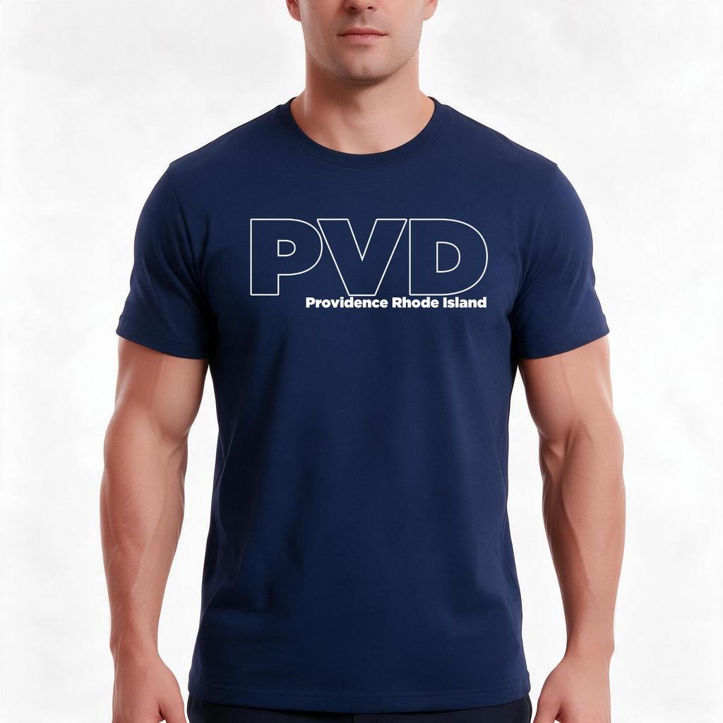 City Nicknames Pvd Providence Rhode Island Tshirt Summer Casual Cotton Tee Oversized Streetwear Tops Unisex Unisex Unisex