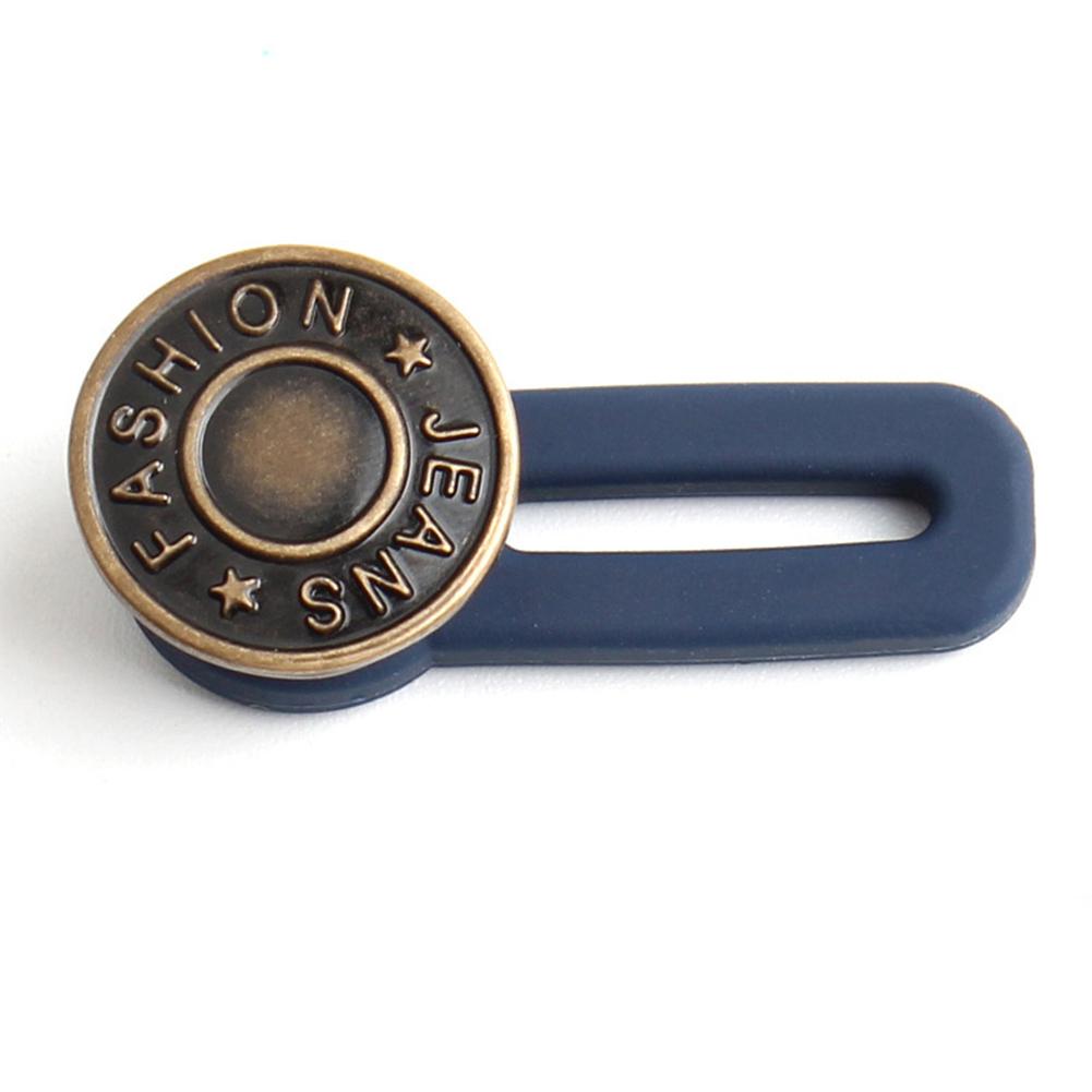 1-10PCS Metal Button Extender For Pants Jeans Free Sewing Adjustable Retractable Waist Extenders Button Waistband Expander
