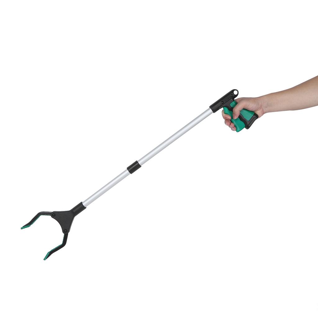 Многофункциональные складные длинные мусорные зажимы Grabber Picker Tools Sanitation Cleaning Supplies Green