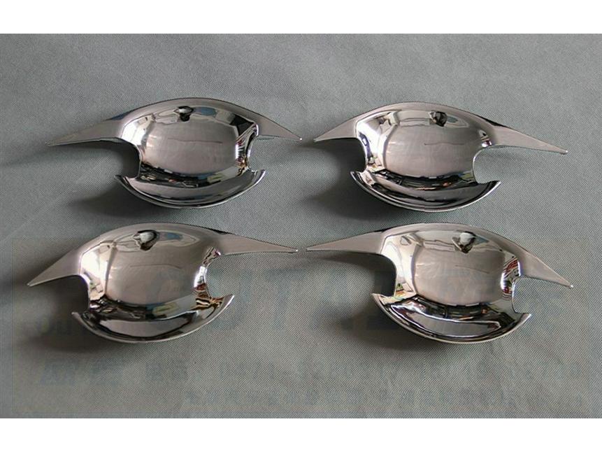 Комплект накладок на дверные ручки и накладок-чаш для Mitsubishi ASX