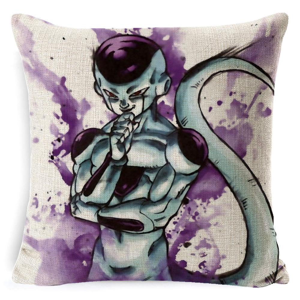 Мультяшная Анимация Dragon Ball Наволочка Лен Супер Мягкая Подушка Дом Dragon Ball Аниме Подушка