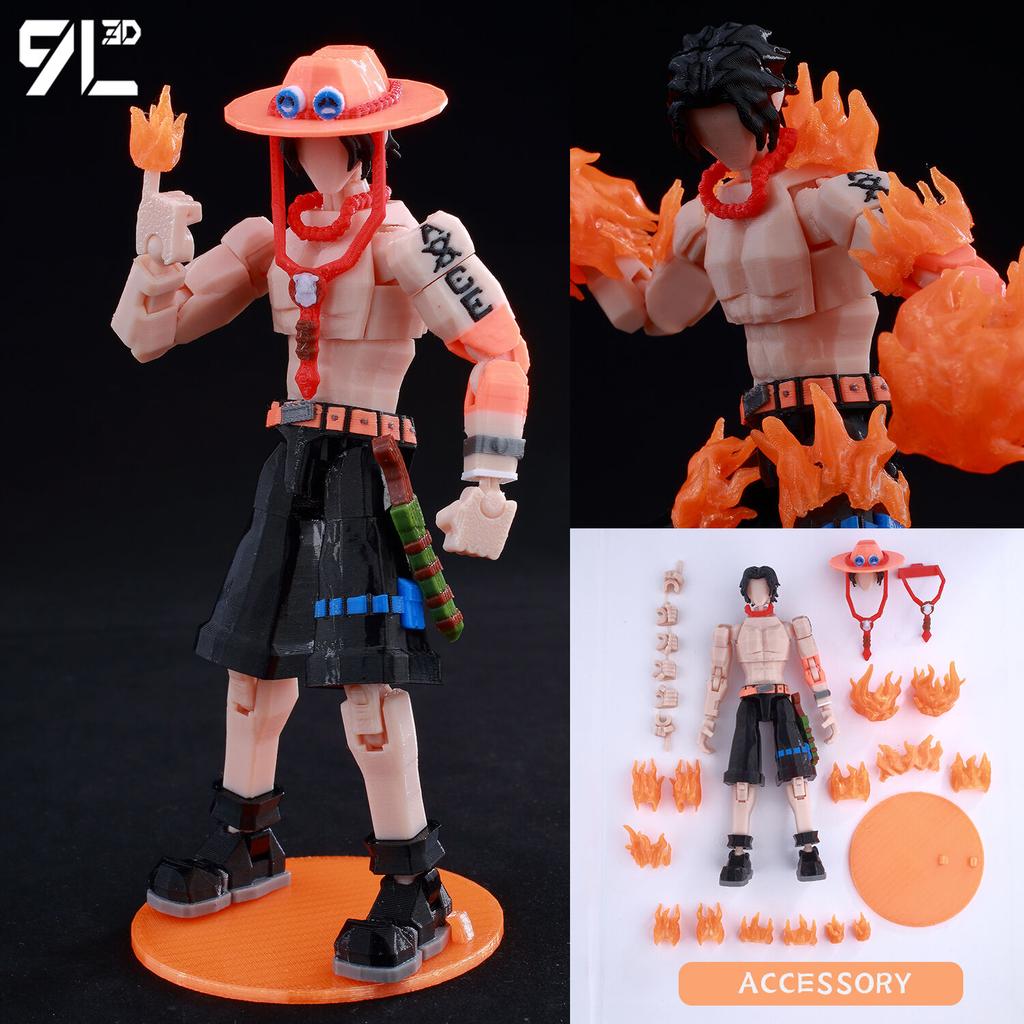 Titan13 One Punch Man Figure - Anime Multi-Jointed Poseable Saitama Dummy13 Action Model Decompression Toys For Adults Kids