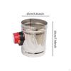 201 Stainless Steel Electric Air Duct Damper Valve,Motorized Volume Damper, Balancing System