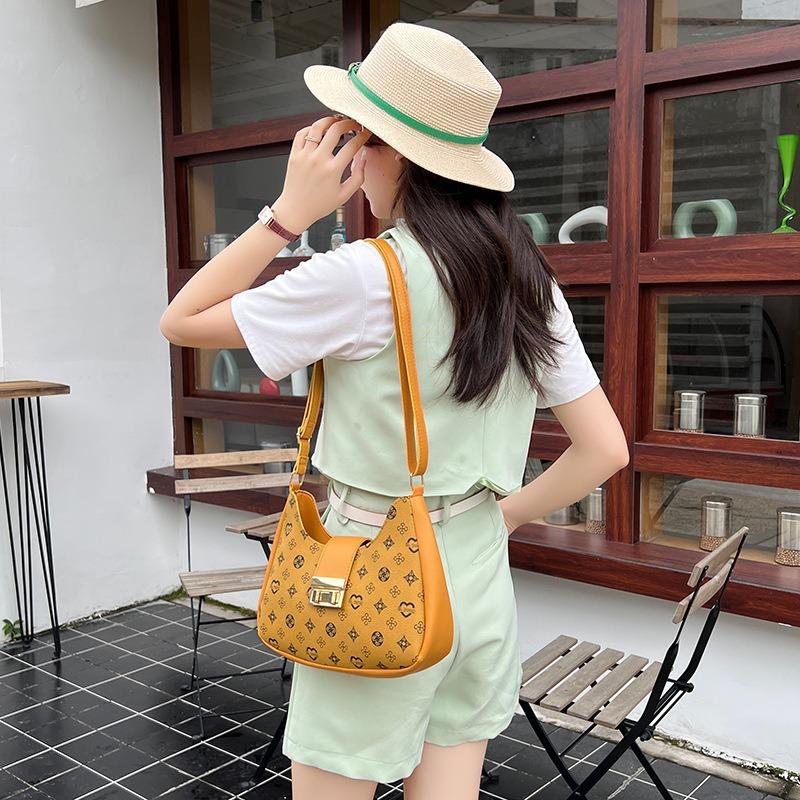 Женская сумка Pea Bag, винтажная женская сумка через плечо, женская сумка с принтом подмышкой