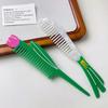 Tulip Acetate Comb Cartoon Hairdressing Combs Hair Care Makeup Comb  Household