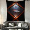Denver Broncos Wall Tapestry Aesthetic Wall Hanging Printed Fabric Blanket Decorative Tapestries for Bedroom Living Room Home Decor