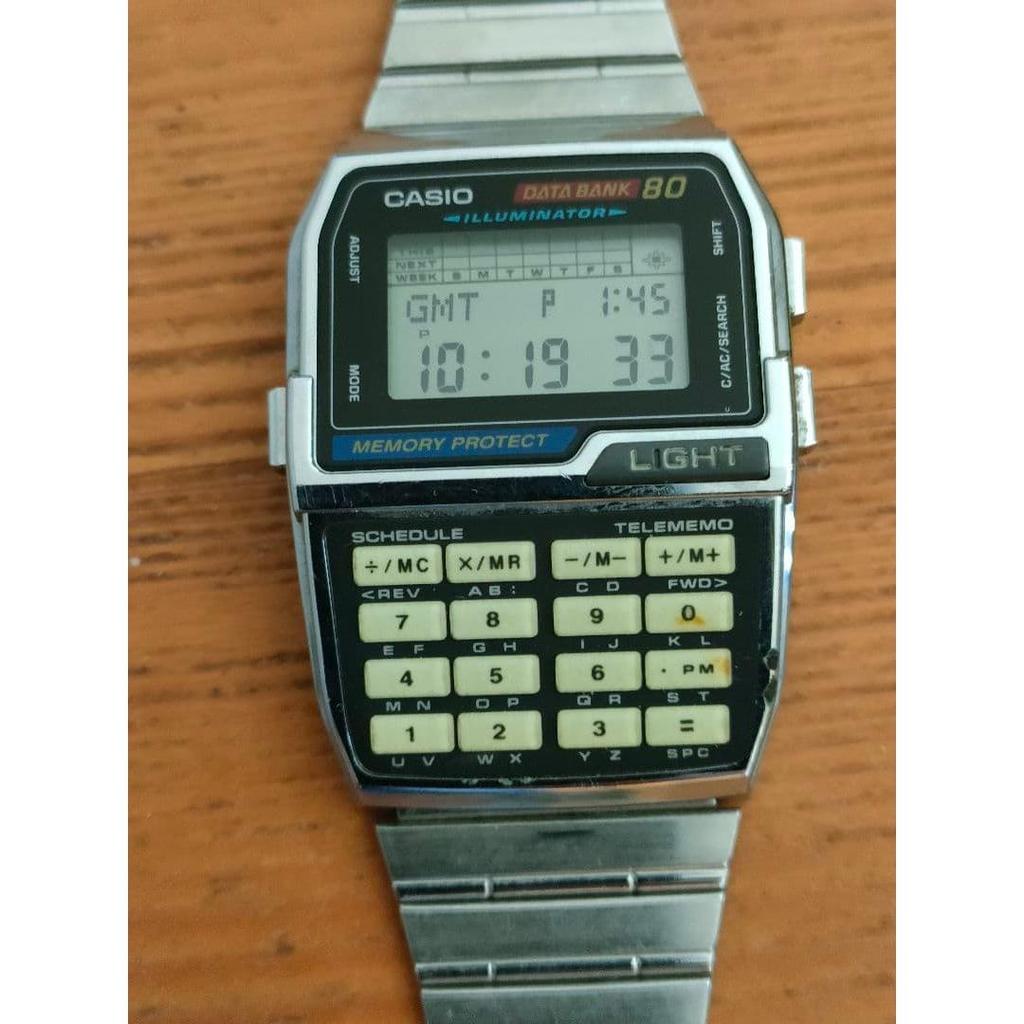 Б/у Цифровые часы CASIO DATA BANK 80