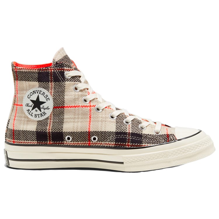 Converse Клетчатые Chuck 1970-х 'Кремово-белый Серый' 166496C