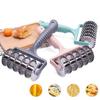 Pastry Roller Long Cutter Non-slip Handle Cozy Grip Stainless Steel Roller Blade Slicing