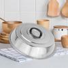 Pot Cover Professional 36cm Household Stainless Steel Wok Lid Cover Skillet Lid Cooking Pot Lid for Cheese Griddle Kitchen