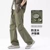 Мужской армейско-зеленый парашютный комбинезон, весенне-осенний, водонепроницаемый и ветрозащитный, свободный, повседневный, альпинистский, зарядные брюки