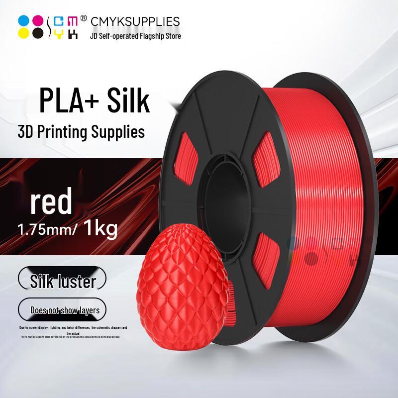 CMYKSUPPLIES Шелковый PLA+ Филамент для 3D-принтера Штепсель CN (адаптер в комплекте)