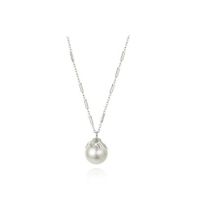 Ожерелье Loria Pearl Серебристо-белое Tnssvw14029S (л)