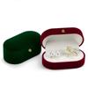 Jewelry Storage Box Wedding Ring Case Velvet Couple Rings Holder Fashion Finger Ring Box  Wedding