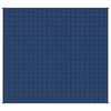 VidaXL Weighted Blanket Blue 220x235 Cm 15 Kg Fabric 350801