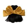Bow Knot Headwear Soft Hairpiece Fashionable Baby Bangs Wig Headband  Newborns Accessories