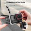 Защитный корпус с алюминиевой рамой для камеры Insta360 Ace Pro/Insta360 Ace Pro 2, металлическая клетка, крепление с быстрой фиксацией и креплением для аксессуаров