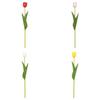 Artificial Flower Yellow Tulip 48 Cm High, Made Of Plastic