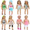 18-дюймовая кукла American Girl 43 см Купальник-бикини Xiafu