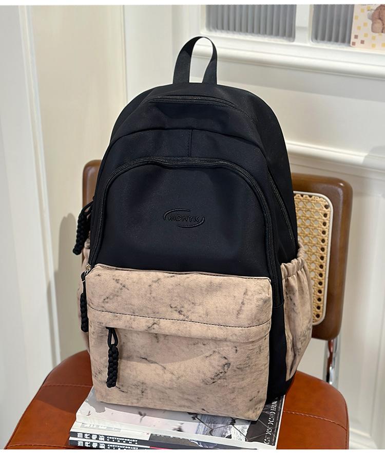 Школьный рюкзак 2025 новый рюкзак тай-дай корейская версия модный и милый школьный рюкзак большой вместимости повседневный простой рюкзак